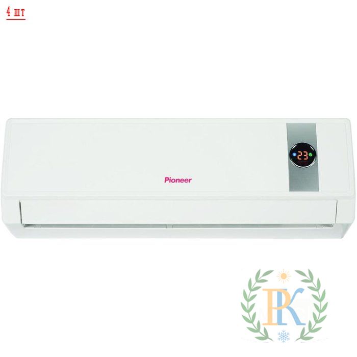 Изображение Мульти сплит-система на 4 комнаты Pioneer 4MSHD28A/KRMS07A*4шт